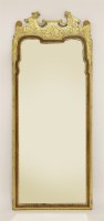 Lot 342 - A George I giltwood and walnut pier mirror