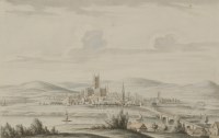 Lot 190 - Bernard Lens III (1682-1740) 
A VIEW OF THE CITY OF GLOUCESTER