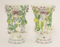 Lot 1 - A pair of Bow spill vases