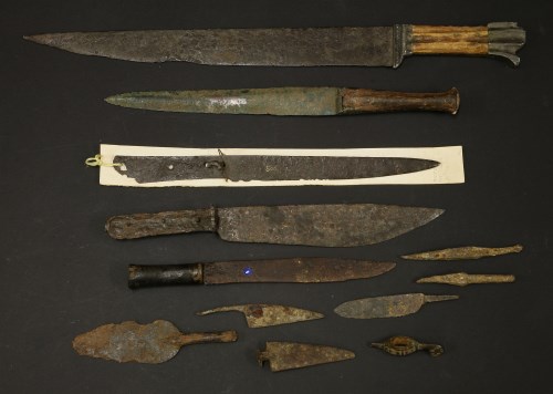 Lot 17 - Lots 17 to 49
A Single Owner Collection of Antique Cutlery

Five ancient bronze and iron knives