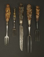 Lot 26 - Five early cutlery items