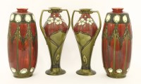 Lot 11 - A pair of Minton Secessionist vases
