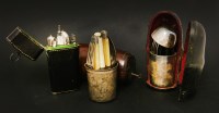 Lot 37 - Three travelling cutlery sets