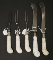Lot 44 - Five items of cutlery