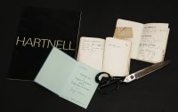 Lot 1228 - Two notebooks belonging to Miss Margaret from the House of Norman Hartnell
