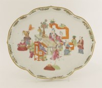 Lot 56 - A Chinese famille rose tray