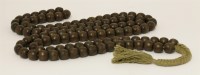 Lot 221 - A string of Chinese wooden beads