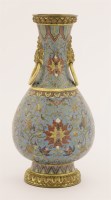 Lot 165 - A Chinese cloisonné vase