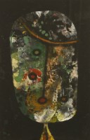 Lot 252 - Desmond Morris (b.1928)
'CELL-HEAD XVIII'
Signed with monogram and dated '61 l.l.