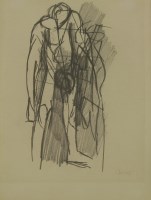 Lot 46 - Keith Vaughan (1912-1977)
STANDING MALE FIGURE
Inscribed 'Jan 25' l.r.