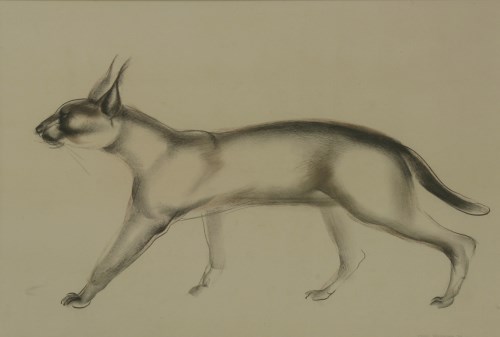 Lot 176 - John Rattenbury Skeaping RA (1901-1980)
LYNX
Signed in pencil and dated '31
