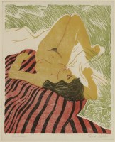 Lot 73 - Frank Martin (1921-2009)
SUNBATHER
Linocut