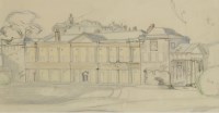 Lot 110 - John Nash RA (1893-1977)
VIEW OF A STATELY HOME
Annotated