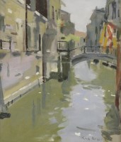 Lot 299 - Ken Howard RA (b.1932)
A CANAL IN VENICE
Signed l.r.
