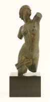 Lot 187 - A bronze nude