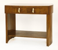 Lot 272 - An Art Deco walnut side table
