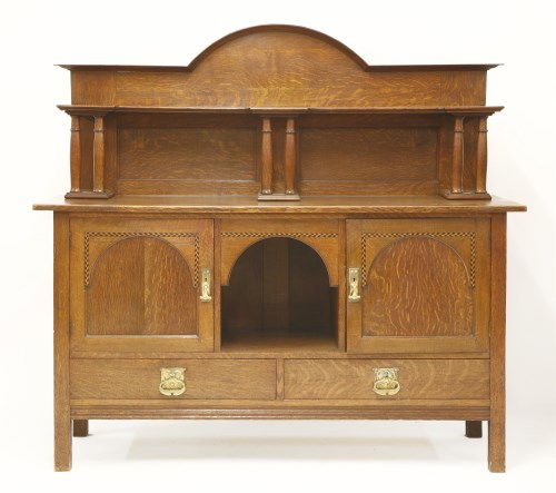 Lot 28 - An Arts and Crafts oak sideboard