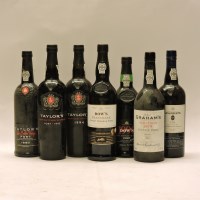 Lot 1161 - Assorted Port to include one bottle each: Taylor's 4XX LBV