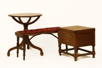 Lot 812 - A patent Victorian folding stool