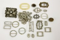 Lot 257 - A collection of buckles