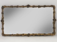 Lot 741 - A gilt wall mirror