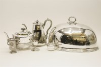 Lot 545A - A box of plated wares