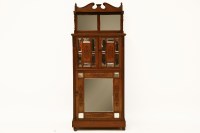 Lot 774 - A Victorian walnut aesthetic music cabinet