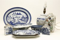 Lot 640 - A collection of 18th century and later Chinese ceramics