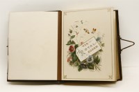 Lot 403 - A late 19th century/ early 20th century photograph album