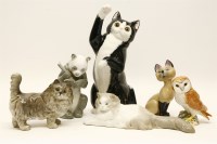 Lot 493 - A quantity of ceramic cats