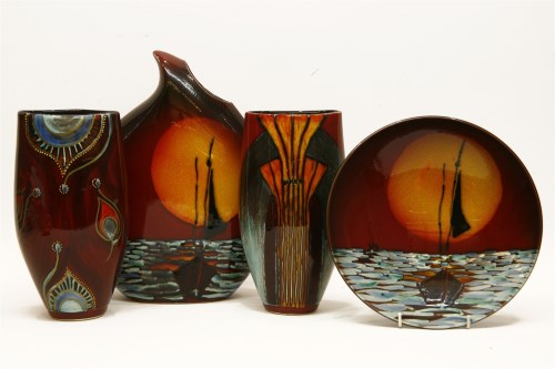 Lot 489 - A collection of Staffordshire Anita Harris studio pottery