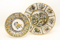 Lot 614 - Two Italian Urbino style dishes