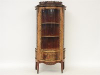 Lot 826 - Louis XVI style kingwood and gilt metal mounted vitrine