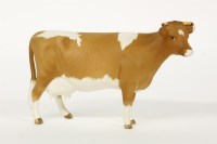 Lot 390 - A Beswick figure modelled as a Guernsey cow.
Model no.1248 Matt 
height 105cm