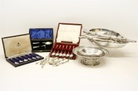 Lot 298 - Two sets of silver spoons