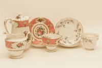 Lot 523 - A Royal Albert 'Lady Carlyle' tea service