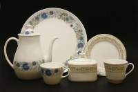 Lot 547 - Royal Doutlon 'Parsley' pattern part dinner service