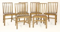 Lot 72 - Six oak dining chairs