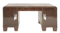 Lot 173 - A French Art Deco rosewood desk