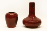 Lot 404 - A Howsons pottery vase of globe and shaft form