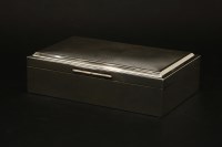 Lot 323 - A silver cigarette case