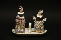 Lot 352 - A pair of Minton snuffers C1840