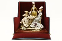 Lot 622 - A Royal Worcester porcelain group 'The Tea Party' 60/250