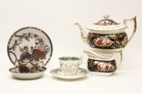 Lot 453 - An assortment of predominantly 19th century tea wares