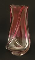 Lot 612 - A Val St Lambert glass vase