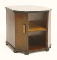 Lot 286 - An Art Deco walnut drinks cabinet