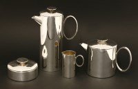 Lot 574 - A Christofle 'Mercury' four-piece coffee set
