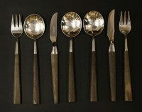 Lot 431 - A ten-piece set of cutlery