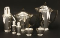Lot 242 - Art Deco silver-plated items