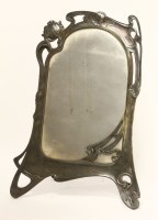 Lot 67 - An Art Nouveau table mirror